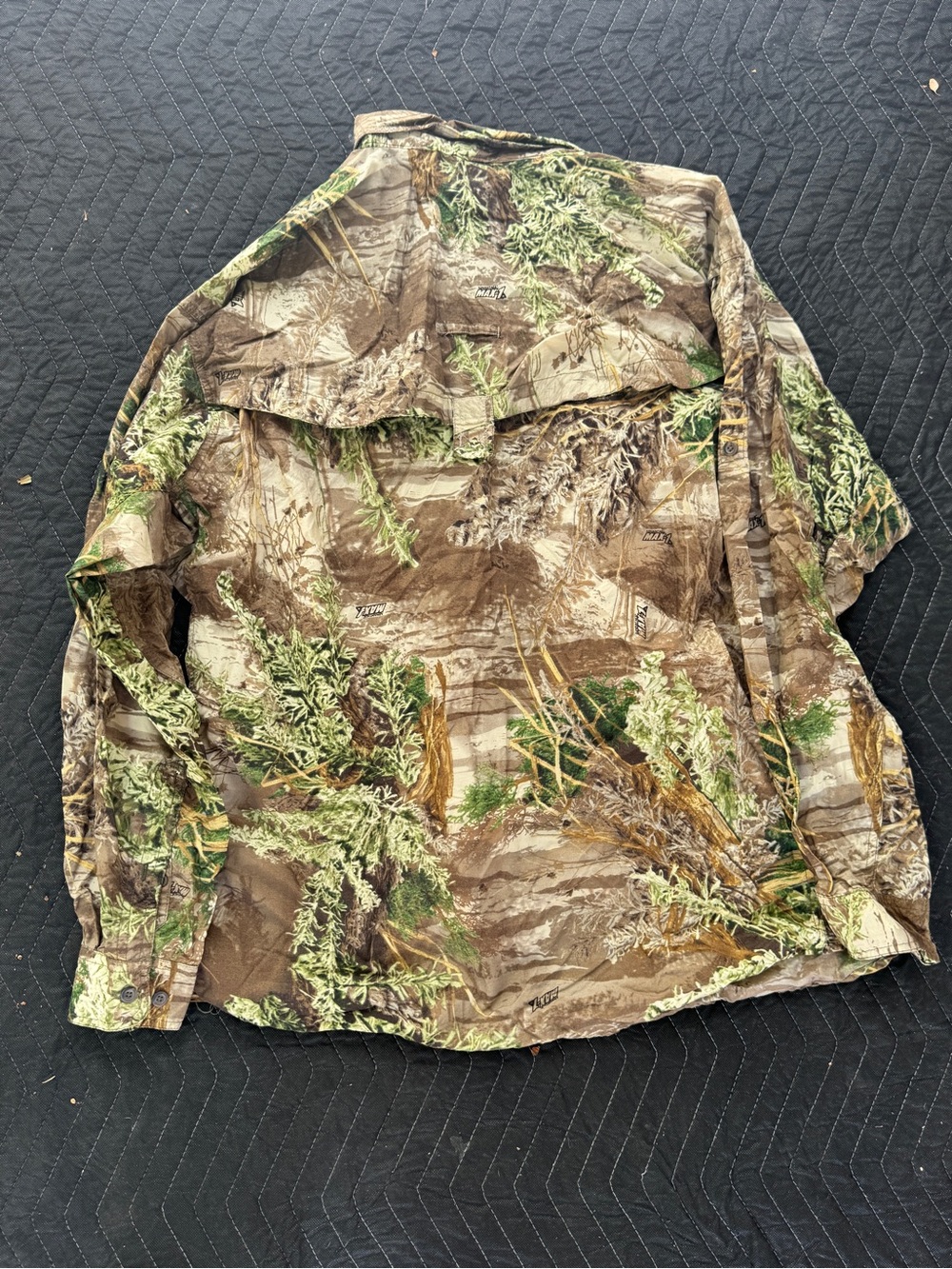 Whitewater Realtree Men's Long Sleeve Camo Shirt - Brown, Green, Tan